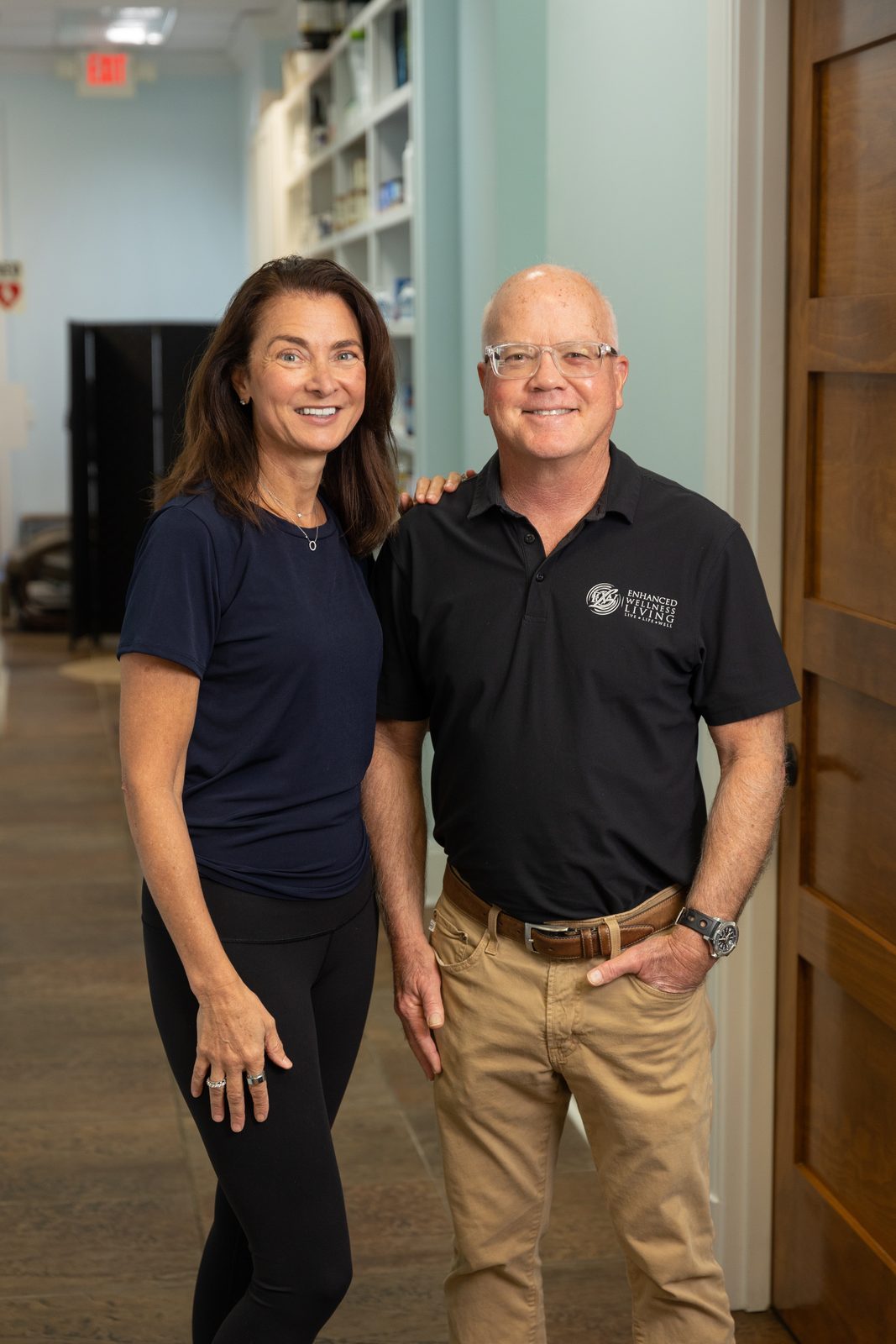 Members of the Enhanced Wellness Living team